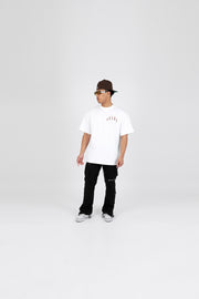 White Oversized 'Members Only' T-shirt